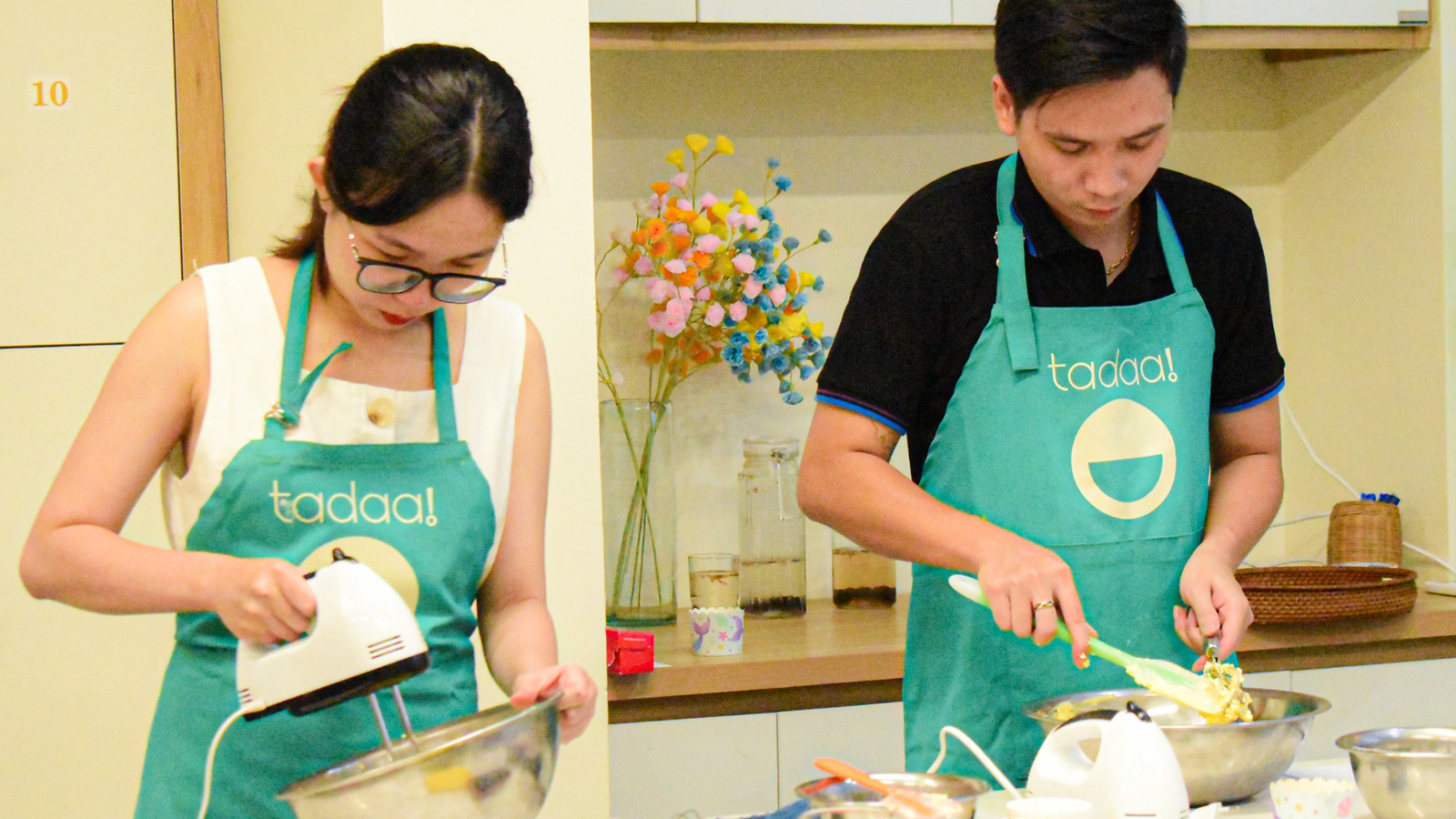 Làm bánh Gato Flan tại Tadaa Workshop